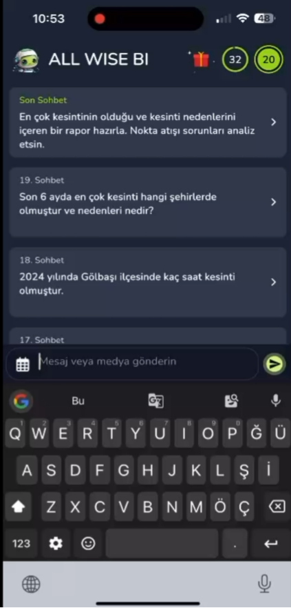 Doğal Dil ile Anlık Sorgulama ve Grafik Oluşturma